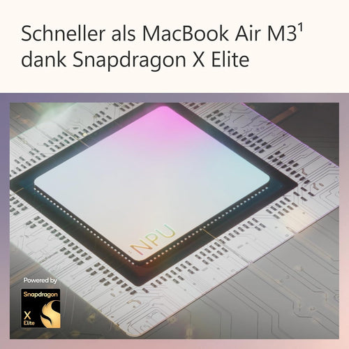 Microsoft Surface Laptop 15 Zoll Snapdragon X Elite 12 Kerne 16 GB RAM 512 GB SSD Platin
