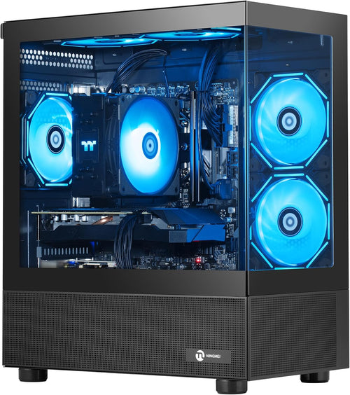 NINGMEI Supreme Master Gaming-PC Desktop AMD Ryzen 7 5700X RTX 5060 Ti 32GB 1TB SSD Windows 11 Schwarz