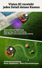 Worx Vision Cloud WR308E 2WD Mähroboter Mit Garage 800 M²