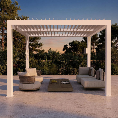 Modern Shade Pergola 3x3 M Weiss