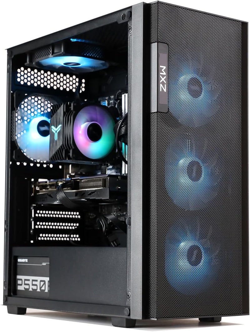 MXZ Gaming PC I5 14400F 4.4 GHz RTX 5060 16 GB DDR4 500 GB SSD Windows 11 Pro