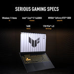 ASUS TUF Gaming F16 2025 16 Zoll FHD+ 165Hz IPS Gaming Laptop Core i7-14650HX RTX 5050 16GB DDR5 1TB SSD