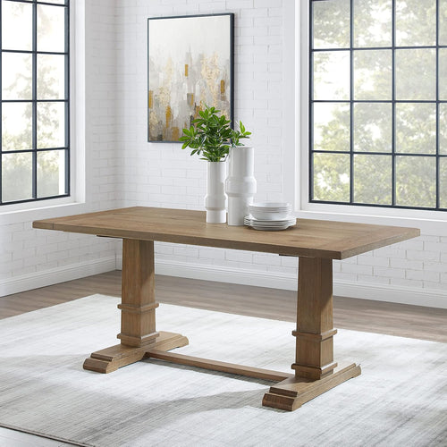 Crosley Furniture Joanna Esstisch Rustikal Braun 182x90x79 cm